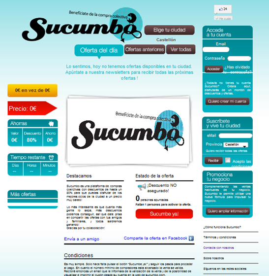 Webs: Sucumbo
