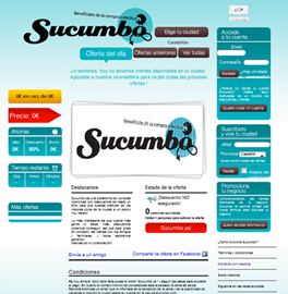 Webs: Sucumbo