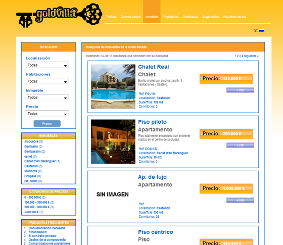 Webs: Goldvillaspain